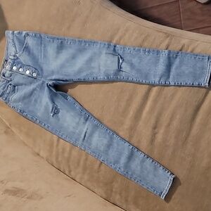 Express High Rise Hyper Stretch Denim Jeans